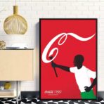 vintage coca cola poster olympics games