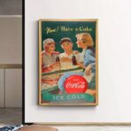 vintage coca cola sport poster