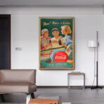 vintage coca cola sport poster