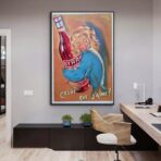 vintage france cocktail poster