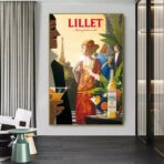 vintage cocktail poster