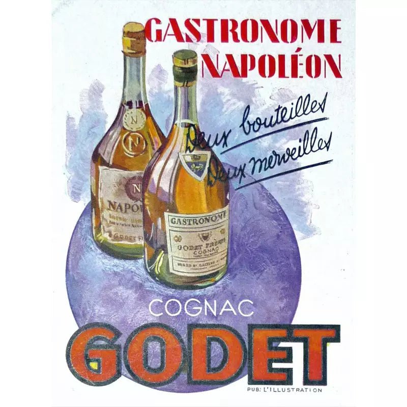 vintage cognac poster vintage cognac poster