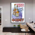 vintage cognac poster