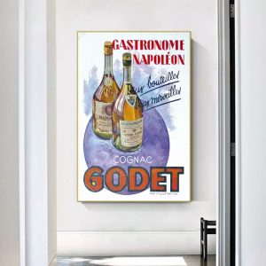 vintage cognac poster