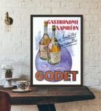 vintage cognac poster