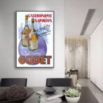 vintage cognac poster