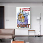 vintage cognac poster