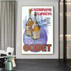 vintage cognac poster