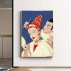 vintage hairdresser poster