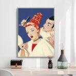 vintage hairdresser poster