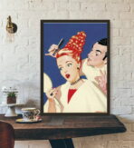 vintage hairdresser poster