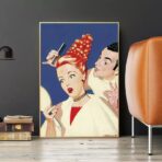 vintage hairdresser poster