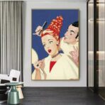 vintage hairdresser poster