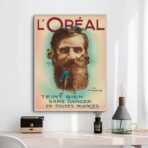vintage hairstyle poster