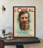 vintage hairstyle poster