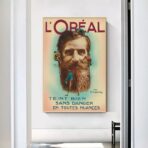vintage hairstyle poster