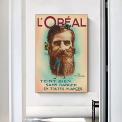 vintage hairstyle poster