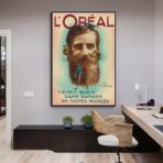vintage hairstyle poster