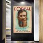 vintage hairstyle poster