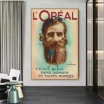 vintage hairstyle poster