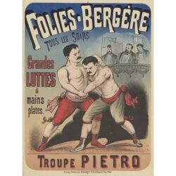 vintage fight poster