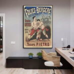 vintage fight poster