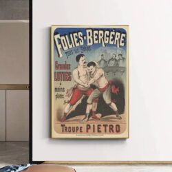 vintage fight poster