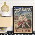 vintage fight poster
