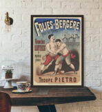 vintage fight poster