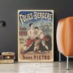 vintage fight poster