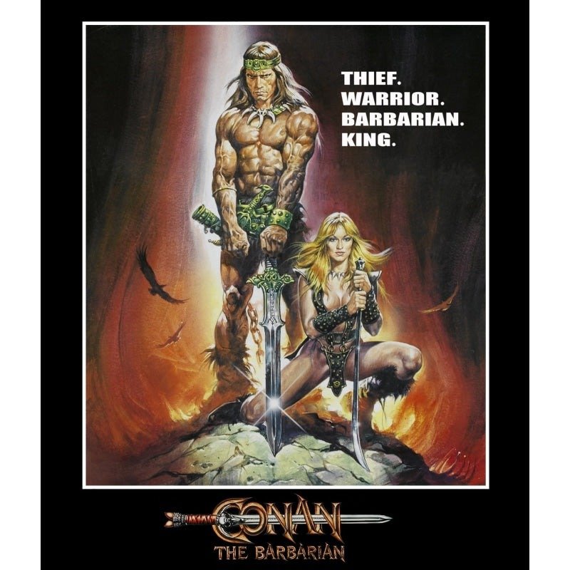 poster conan the barbarian 1982 poster conan the barbarian 1982