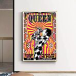 vintage rock concert poster paris