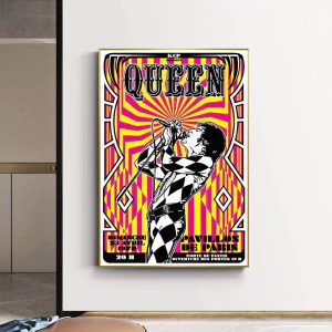 vintage rock concert poster paris