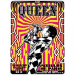 vintage rock concert poster paris