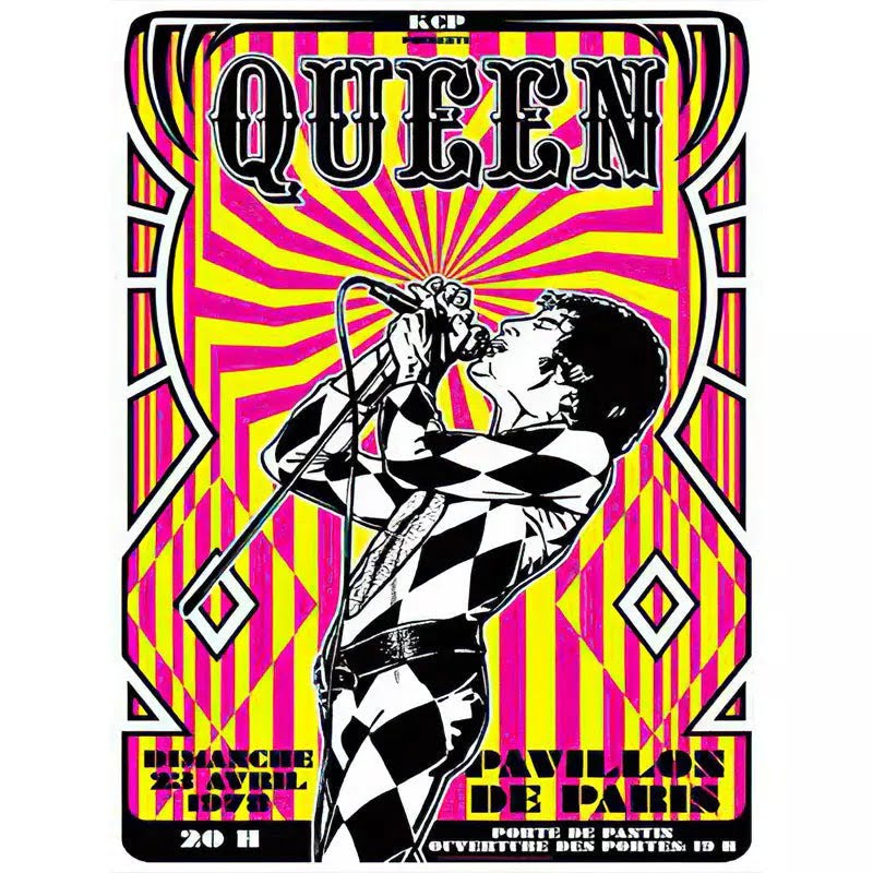 vintage rock concert poster paris vintage rock concert poster paris