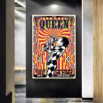 vintage rock concert poster paris
