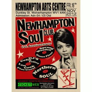 vintage soul concert poster