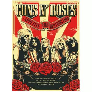 vintage rock concert poster