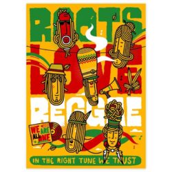 vintage reggae concert poster