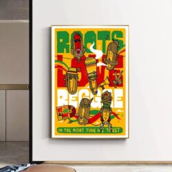 vintage reggae concert poster