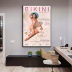 vintage miss bikini competition poster