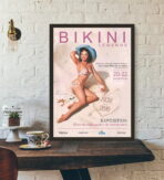 vintage miss bikini competition poster