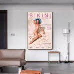 vintage miss bikini competition poster