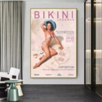 vintage miss bikini competition poster