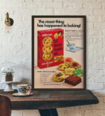 vintage cookies poster