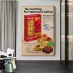 vintage cookies poster