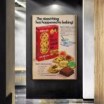 vintage cookies poster