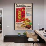 vintage cookies poster