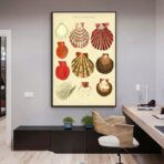 vintage shell poster