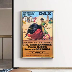 vintage bullfight poster